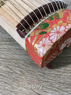 Koto Japanese acoustic harp Mini Wagakki 17in Musical Instrument Japan Zen wood