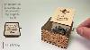 La Cucaracha Hand Crank Wood Music Box With Personalized Engraving