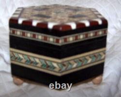 Laguna Inlaid Wood Music Trinket Box Plays Granada New With Tag/label