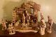 Large Nativity Set Music Box Olive Wood 13 Pieces