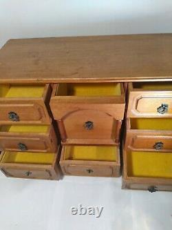 Large vintage musical jewelry box brought from Japan in 1960s & Hidden drawer
