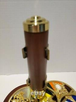 Lefton Kaleidoscope Music Box Dance Of The Sugar Plum Fairy Brass Wood Works