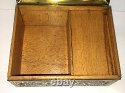 Lily Marlene MUSIC BOX Wood and Metal BUHLER SWITZERLAND Vintage MUSICAL