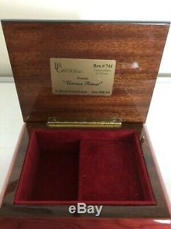 Limited Edition Ercolano Musical Box With A Victorian Retreat Picture On LID