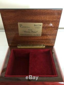 Limited Edition Ercolano Musical Box With A Victorian Retreat Picture On LID