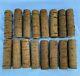 Lot Of 16 Vintage Concert Roller Organ Cobs Music Box Pinned Wood Cylinders