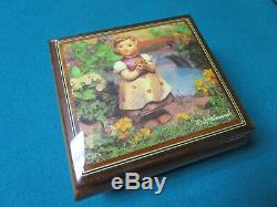 M. I. Hummel ERCOLANO Music Box RARE NIB PLAYS ALWAYS AWOOD4