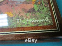 M. I. Hummel ERCOLANO Music Box RARE NIB PLAYS ALWAYS AWOOD4