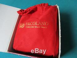 M. I. Hummel ERCOLANO Music Box RARE NIB PLAYS ALWAYS AWOOD4