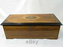 MB3. Antique c1860 Rosewood Victorian Music Box 6 Airs