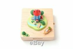 MOOMIN House Wooden Music Box Snork Maiden Arctic Hall Musical Ornament F/S