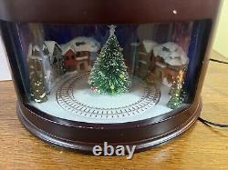 MR CHRISTMAS Animated Symphony Of Bells Train 50 Songs Music Box Works W Box