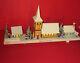 Musicbox Christmas Village Erzgebirge Wood 18² Long Handcarved Electrified
