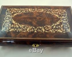 Made in Italy Sorrento Classico pattern design musicbox (Sankyo 18 notes)