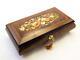 Made In Italy Sorrento Large Burlwalnut Wooden Jewelry Music Box (sankyo 18note)