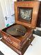 Magnificent Walnut Table Disc Polyphon Musical Box