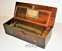Mahogany 6 Air Music Box In Mint Working Order Watch The View Video