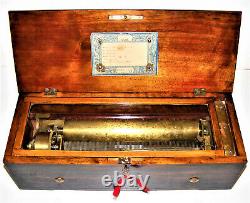 Mahogany 6 Air Music Box In Mint Working Order Watch The View Video