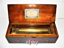 Mahogany 6 Air Music Box In Mint Working Order Watch The View Video