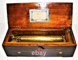 Mahogany 6 Air Music Box In Mint Working Order Watch The View Video