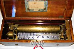 Mahogany 6 Air Music Box In Mint Working Order Watch The View Video