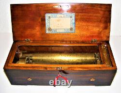 Mahogany 6 Air Music Box In Mint Working Order Watch The View Video