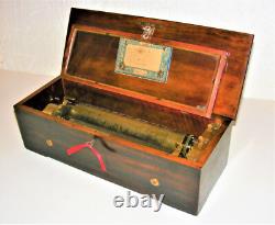 Mahogany 6 Air Music Box In Mint Working Order Watch The View Video