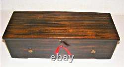 Mahogany 6 Air Music Box In Mint Working Order Watch The View Video