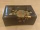 Makie Natural Wood Lacquer Music Box Makeup Tools Jewelry Japan Association