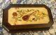 Mapsa Swiss Musical Velvet-lined Inlaid Wood Jewelry Box With Key Perfect