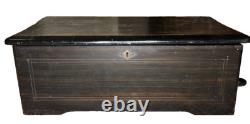 Mermod Freres Swiss Antique Music Box c1800s 8 Tunes Rosewood Case