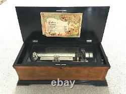 Mermod antique cylinder music box C1880 Switzerland