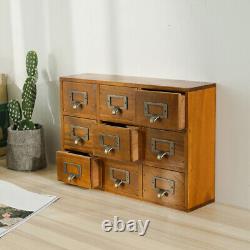 Mini Cabinet Storage Box Music Vintage Jewelry Case -drawer Baby