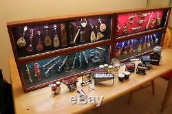 Miniature Collection MUSICAL INSTRUMENT w wood shadow box and LED