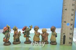 Miniatures ANRI Ferrandiz Reuge Music Box Wood Carvings 6 FigurInes LE Italy