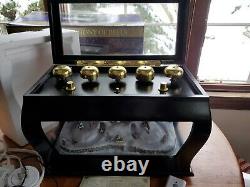 Mr Christmas Animated Symphony Bells Wood Music Box Tested Songs & Timer Extensi