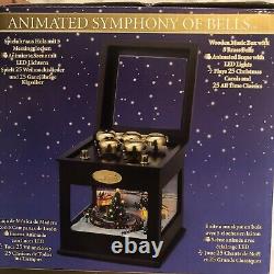 Mr Christmas Animated Symphony of Bells 50 Songs Wood Brass Music Box
