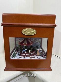 Mr Christmas Animated Symphony of Bells 50 Songs Wood Brass Music Box Works