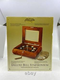 Mr Christmas Deluxe Bell Symphonium With Burled Wood