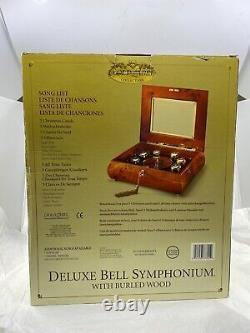 Mr Christmas Deluxe Bell Symphonium With Burled Wood