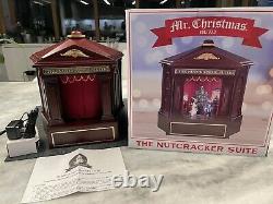 Mr. Christmas Nutcracker Suite Musicbox. New In Box. Wooden Theater