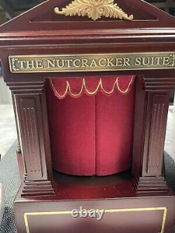 Mr. Christmas Nutcracker Suite Musicbox. New In Box. Wooden Theater