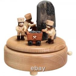 Music Box Miners IN Slot Nature Large Wxhxd 13x16x13 CM New Game Clock Spielw