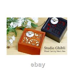 Music Box My Neighbor Totoro Ghibli Wood Carving Relief Box Japan Import