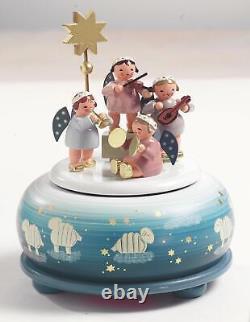 Music Box Small Heavenly Concert 16 cm NEW Erzgebirge