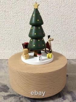 Music Box Wood Box/Tree Santa Srey