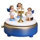 Music Box Angel With Wind Instruments Natural Wxhxd 13x12x13 Cm New Music Box