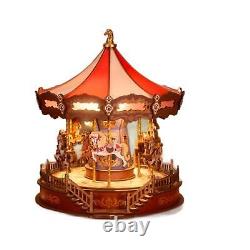 Musical Carousel Music Box Rotating Musical Figurine Holiday Kids Gift