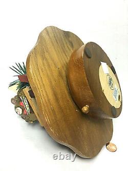 Musical Collectibles Toy Land Decor 1983s Christmas Tree Wooden Music Box SCHMID