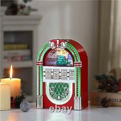 Musical Juke Box Cm. 25 H With 8 Famous Canti Christmas Lights LED And Vol 36862